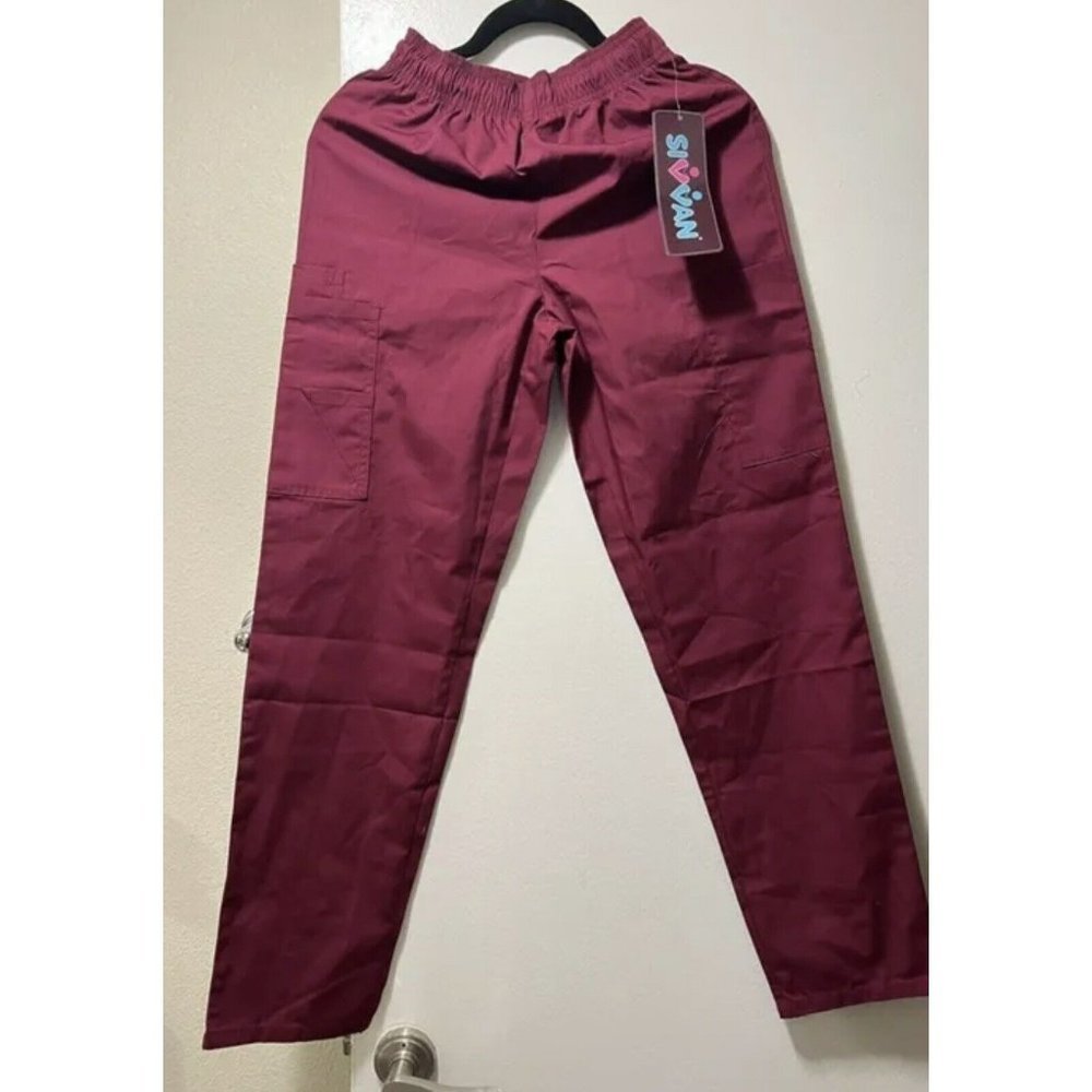 Nurse Pants Sivvan Burgundy XXS